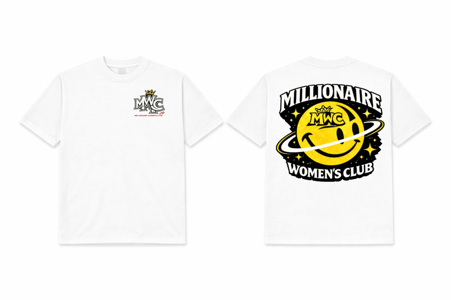 MWC Orbit Smile Tee - White