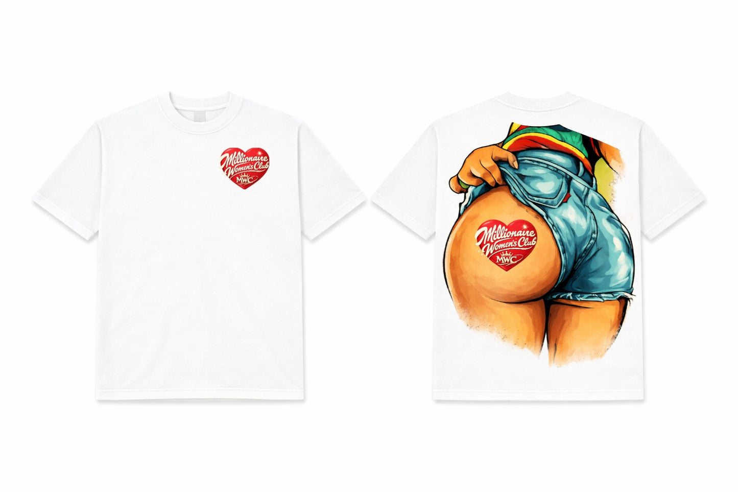 MWC Heart Mark Tee - White