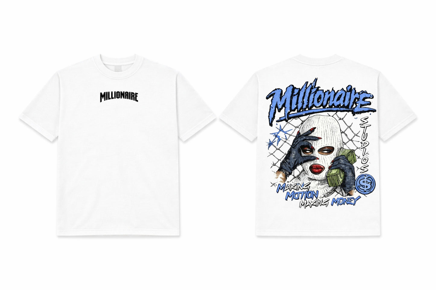 MC Motion Money Tee - White