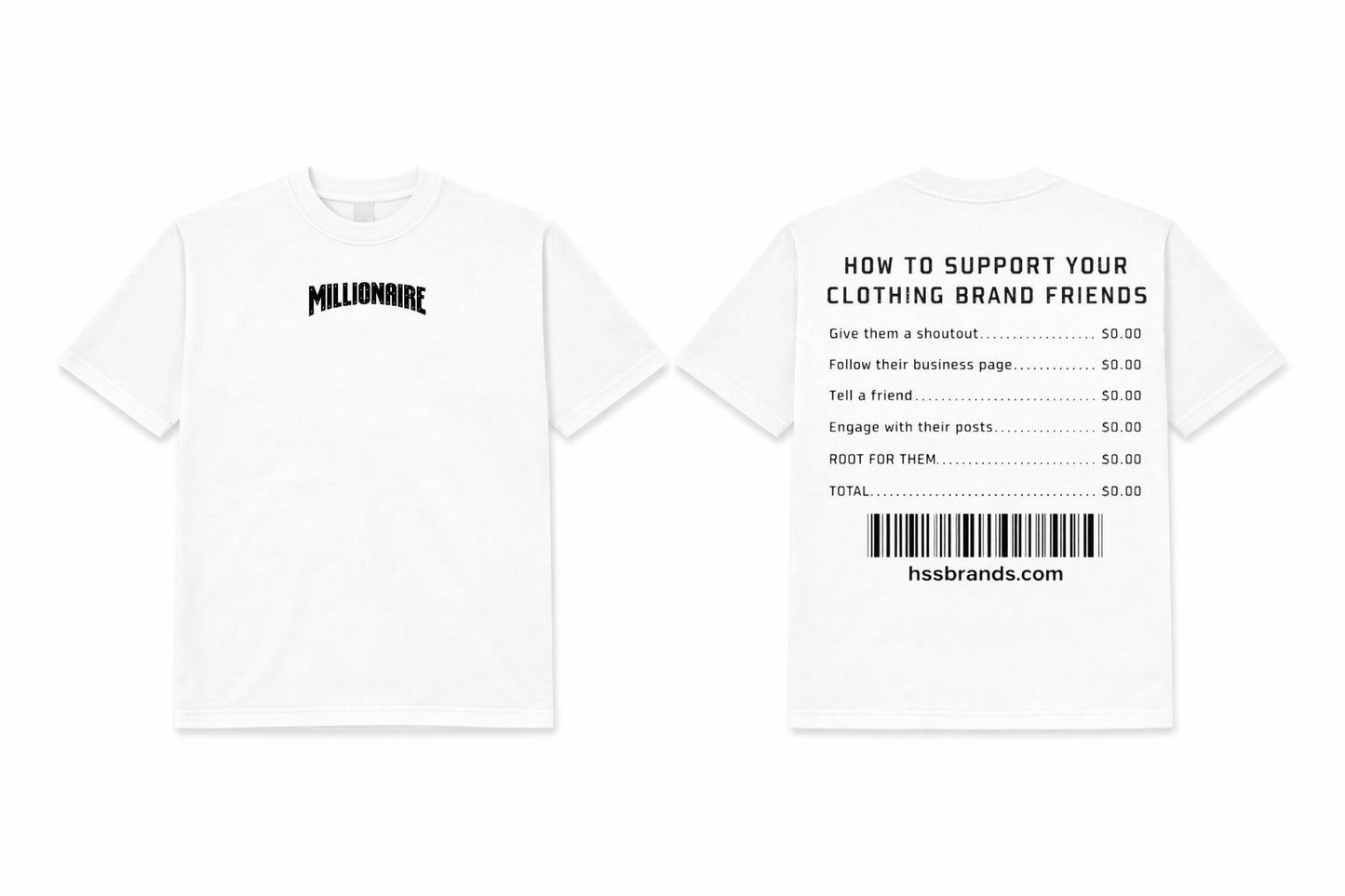 MC Support the Brand Tee - White