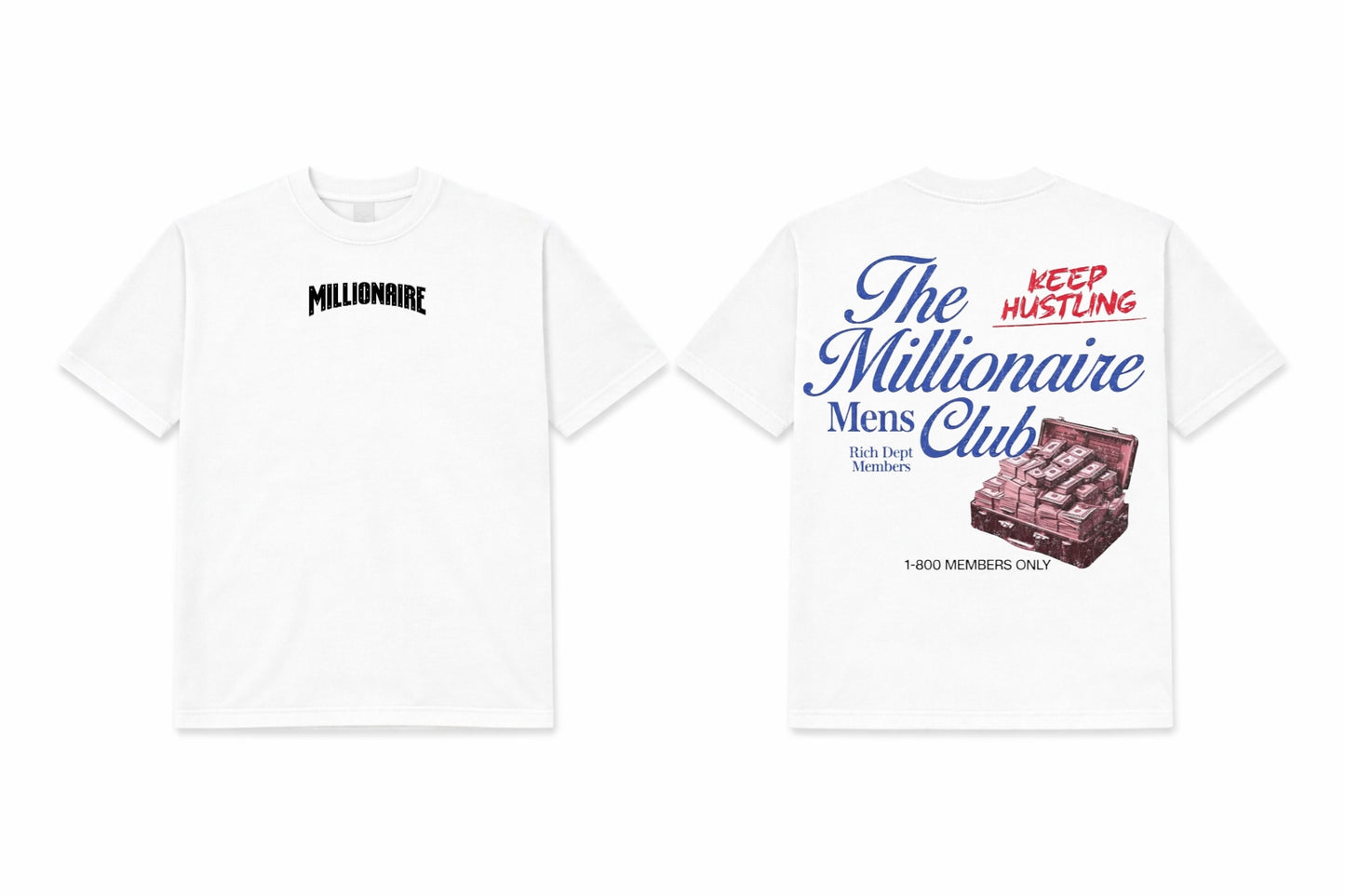 MMC Members Only Hustle Tee - White