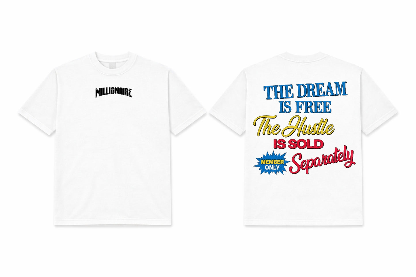 MC Dream vs Hustle Tee - White