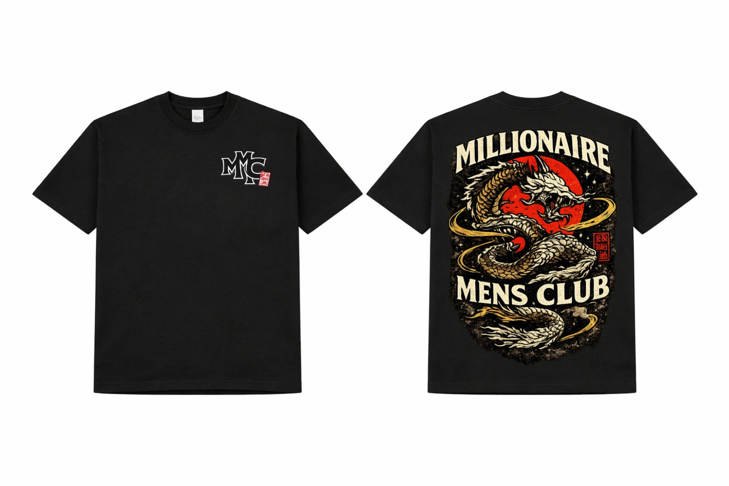 MMC Dragon Crest Tee - Black