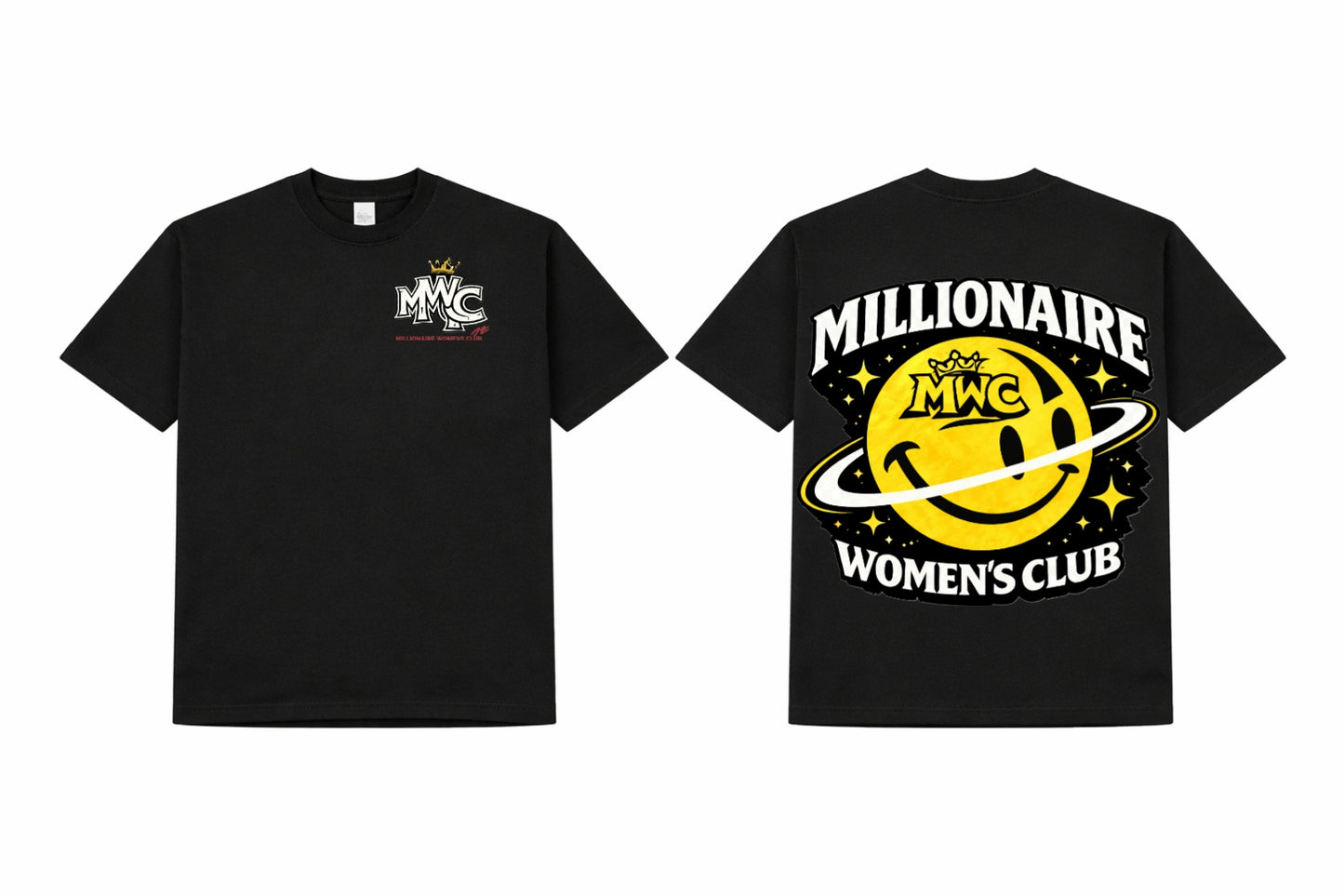 MWC Orbit Smile Tee - Black