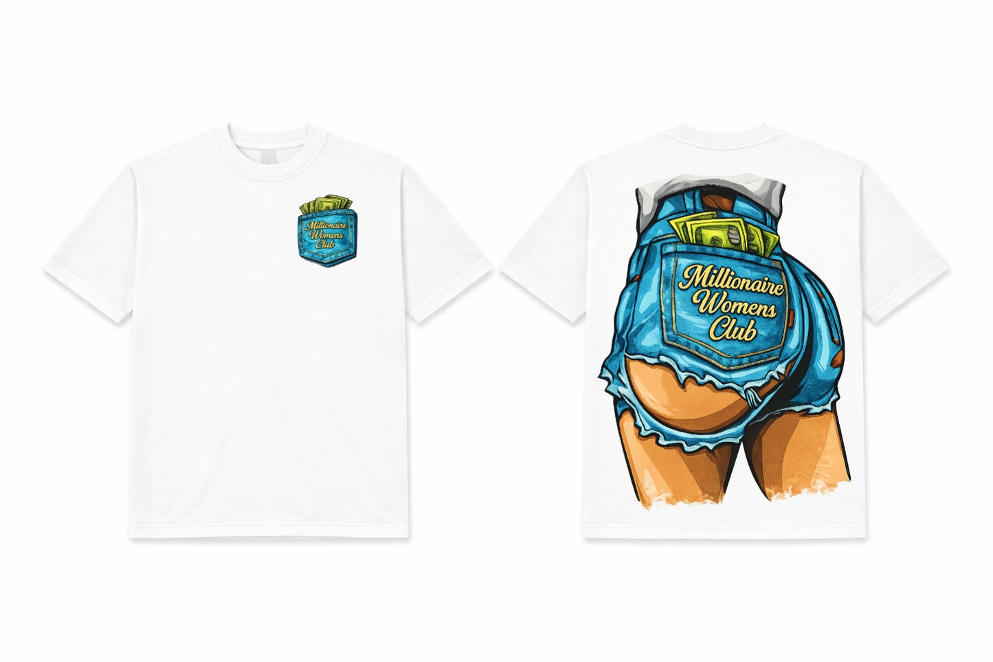 MWC Pocket Statement Tee - White