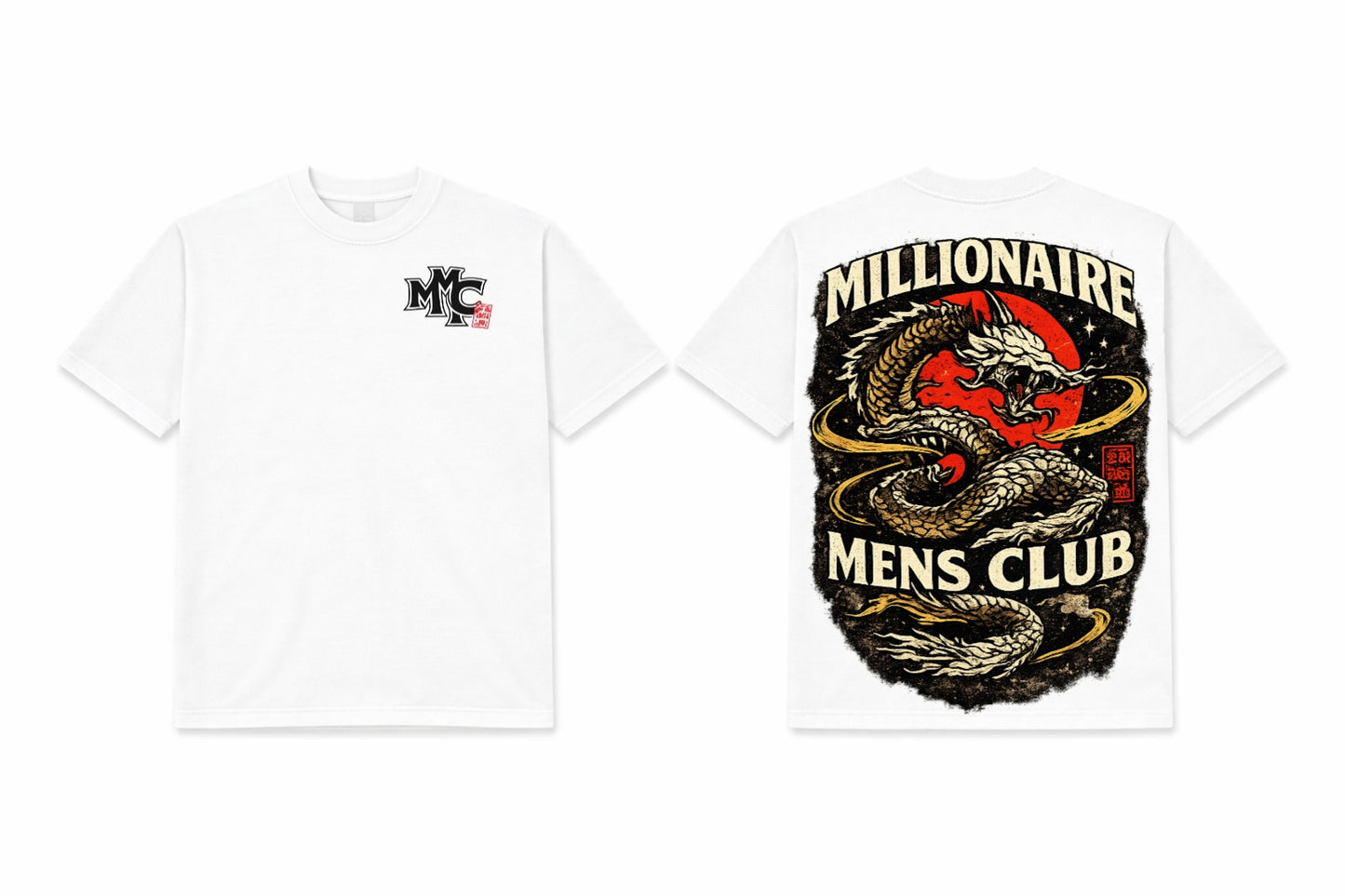 MMC Dragon Crest Tee - White