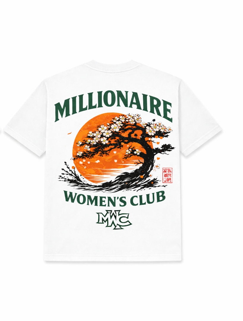 MWC Sunset Bloom Tee - White