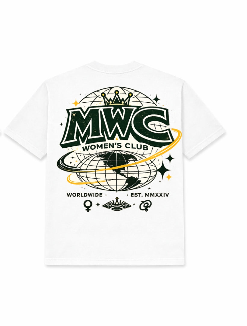 MWC Worldwide Globe Tee - White