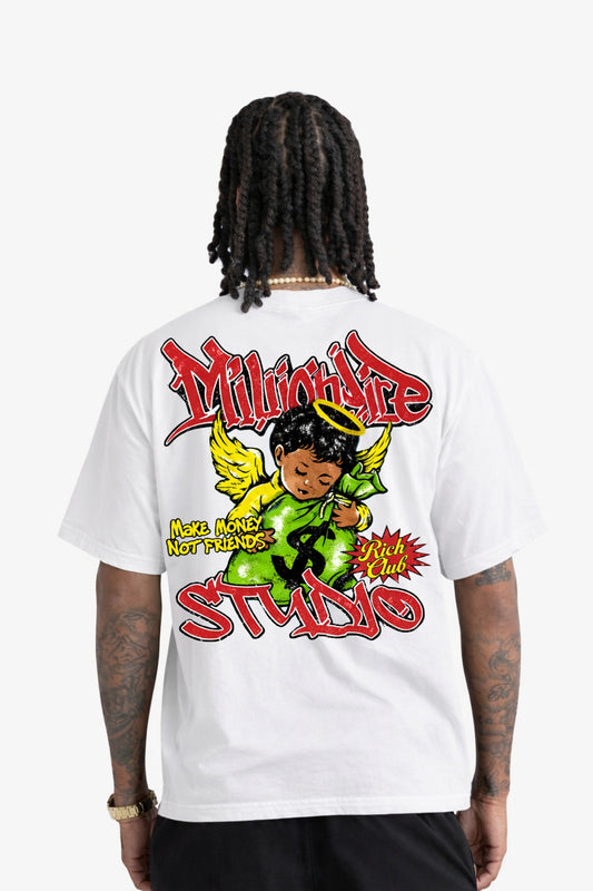 MC Rich Club Angel Tee - White
