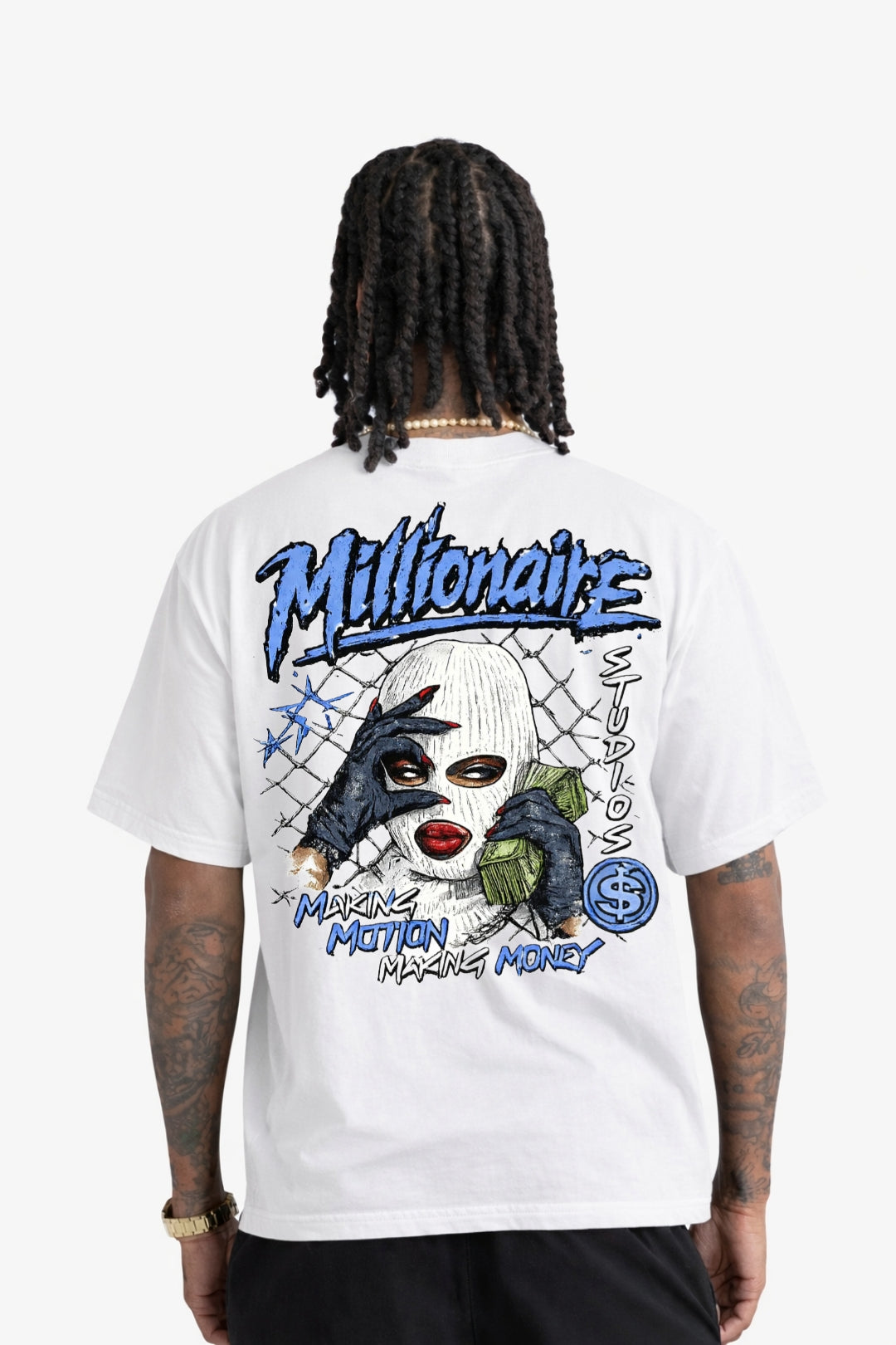 MC Motion Money Tee - White