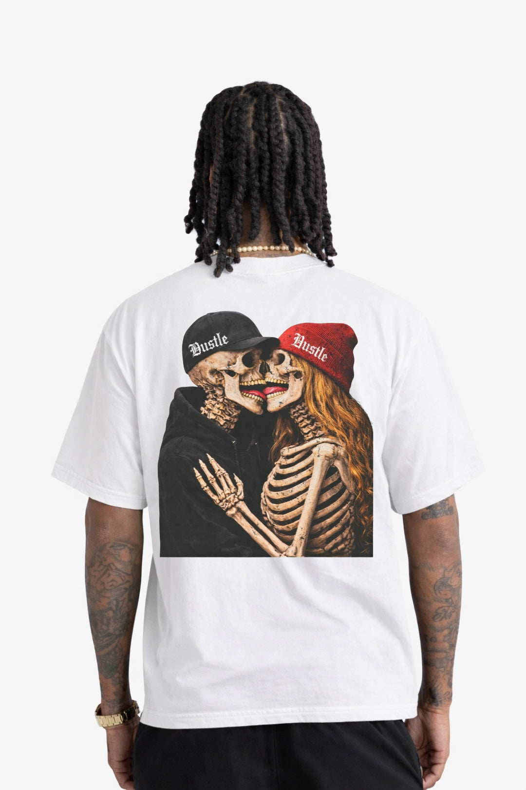 MC Hustle Together Tee - White