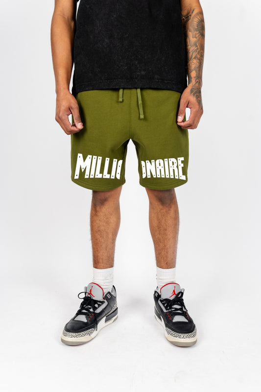 MC Fleece Jogger Shorts - Green
