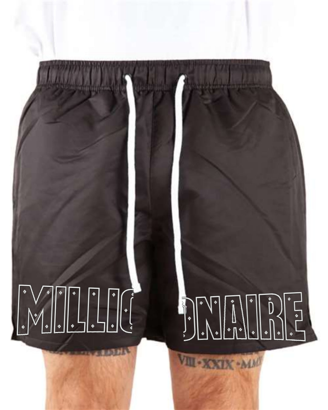MC Unisex Poly Running Shorts - Black