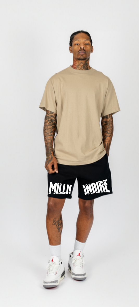 MC Fleece Jogger Shorts - Black