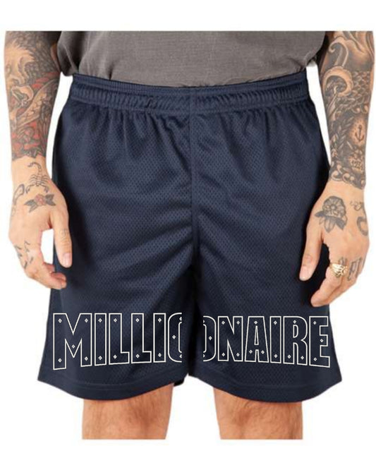 MC Unisex Mesh PE Shorts - Navy