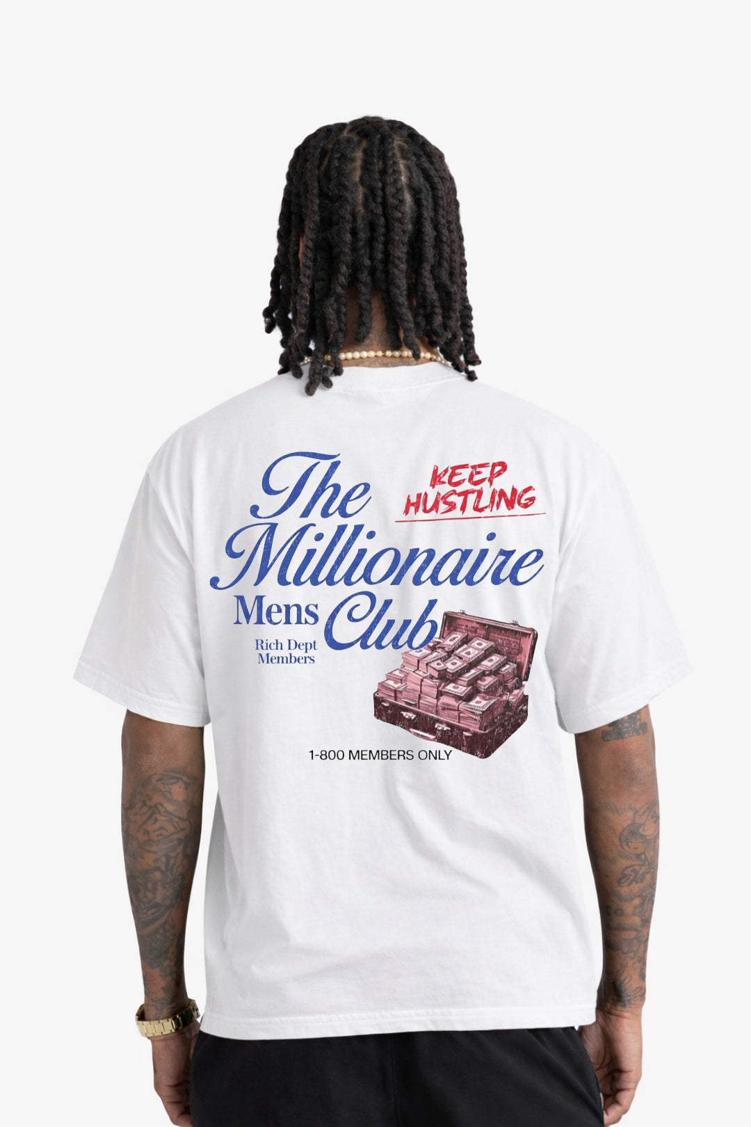 MMC Members Only Hustle Tee - White
