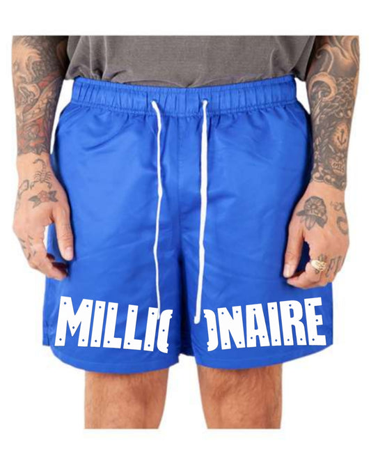 MC Unisex Poly Running Shorts - Blue