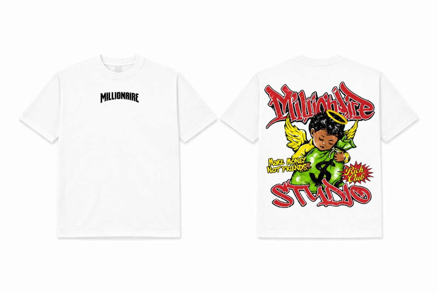 MC Rich Club Angel Tee - White