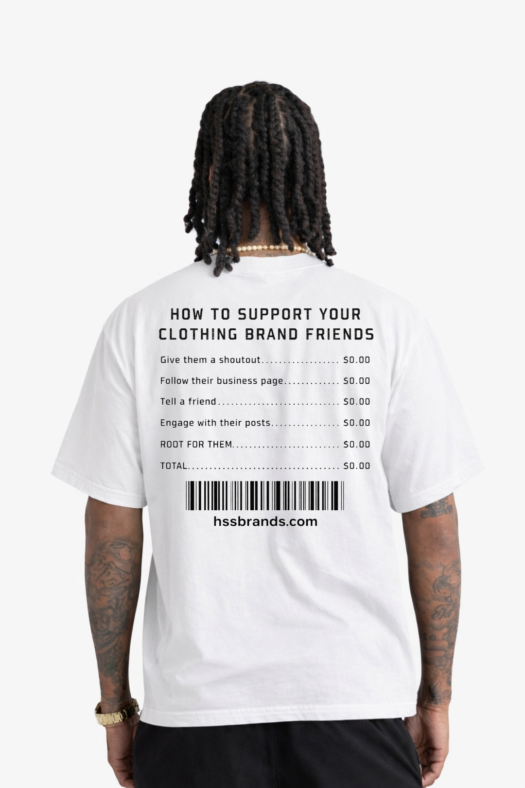 MC Support the Brand Tee - White