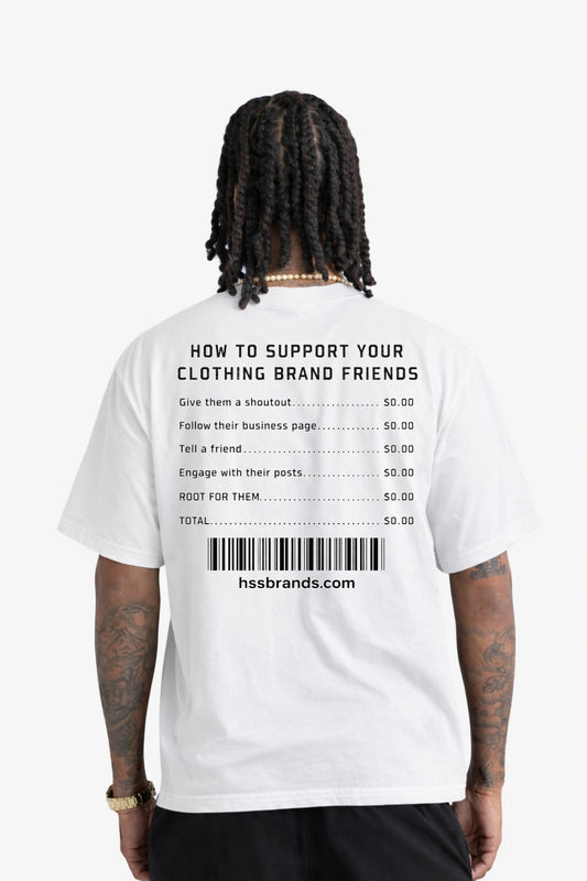 MC Support the Brand Tee - White