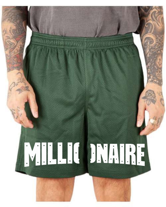 MC Unisex Mesh PE Shorts - Green