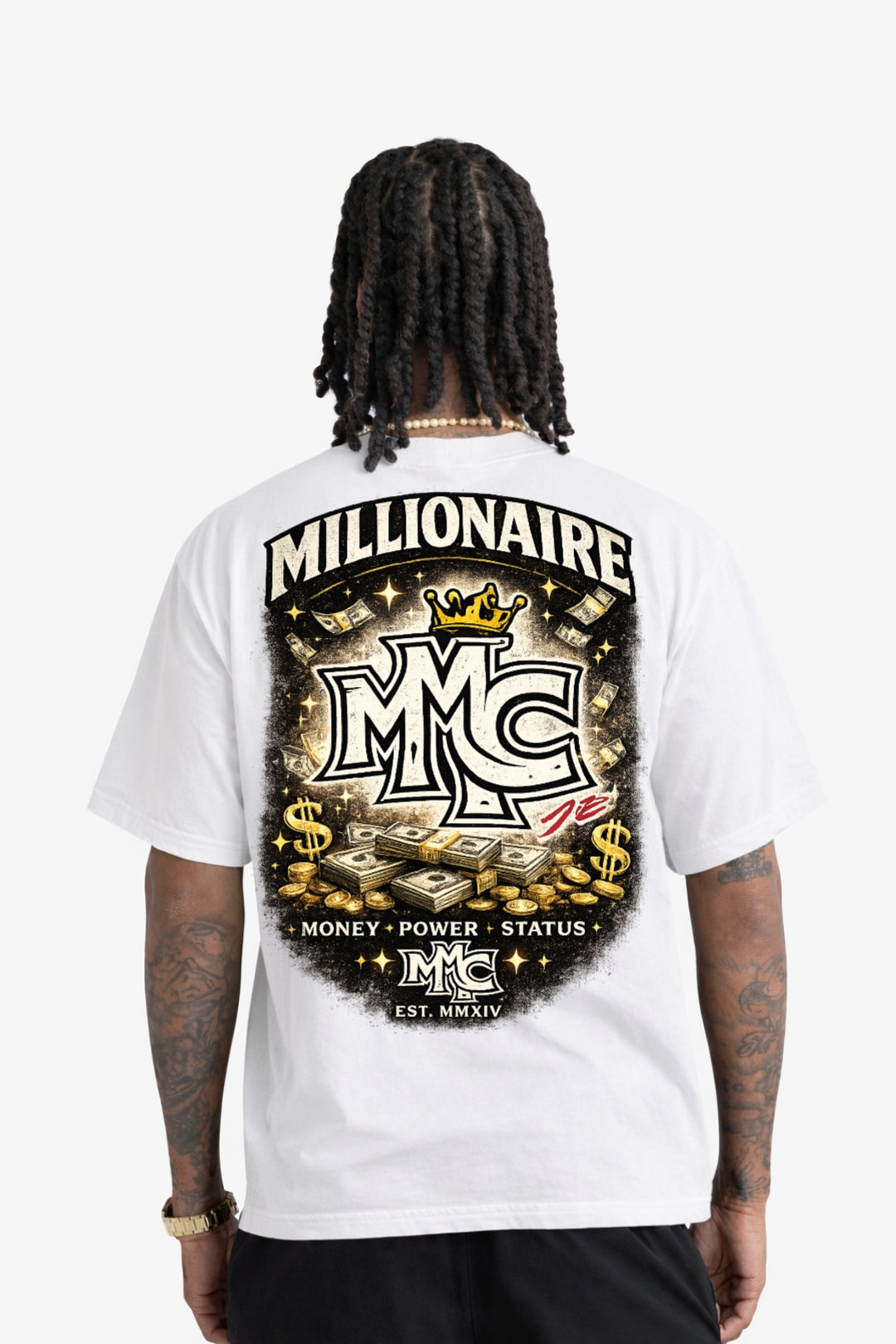 MMC Money Power Status Tee - White