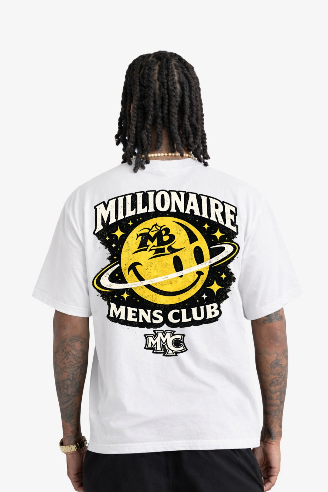 MMC Orbit Smile Tee - White